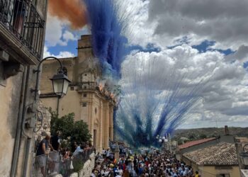 E’ il momento della “Sciuta” della Madonna della neve