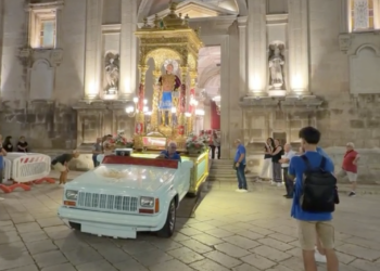 San Vito a Chiaramonte, il simulacro del patrono traslato in chiesa Madre