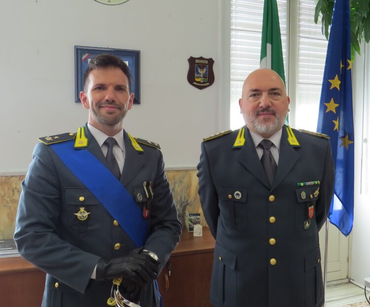 Guardia di Finanza, il maggiore Migliaro subentra al capitano Silvestri