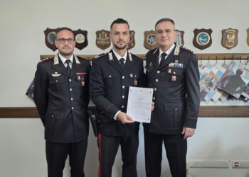 Comiso, salvò anziana dall’annegamento: encomio a un carabiniere