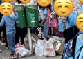 Vittoria, rifiuti abbandonati dinanzi a una scuola: la denuncia dell’ambientalista Di Priolo