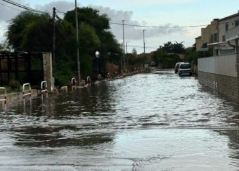 Marina di Modica, allagamento in via del Laghetto dopo l’acquazzone