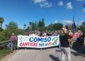 Il cammino della pace a Comiso, il vescovo La Placa ai manifestanti: “La pace sia con voi”