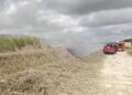 Canneto al rogo sulla Ispica-Pachino, vigili del fuoco al lavoro